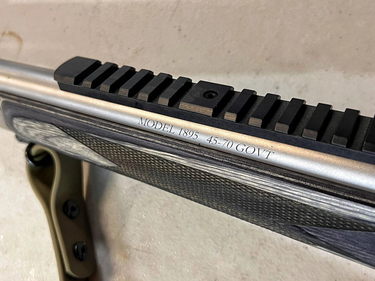 MARLIN 1895 13” SCOUT RAIL W/Peep