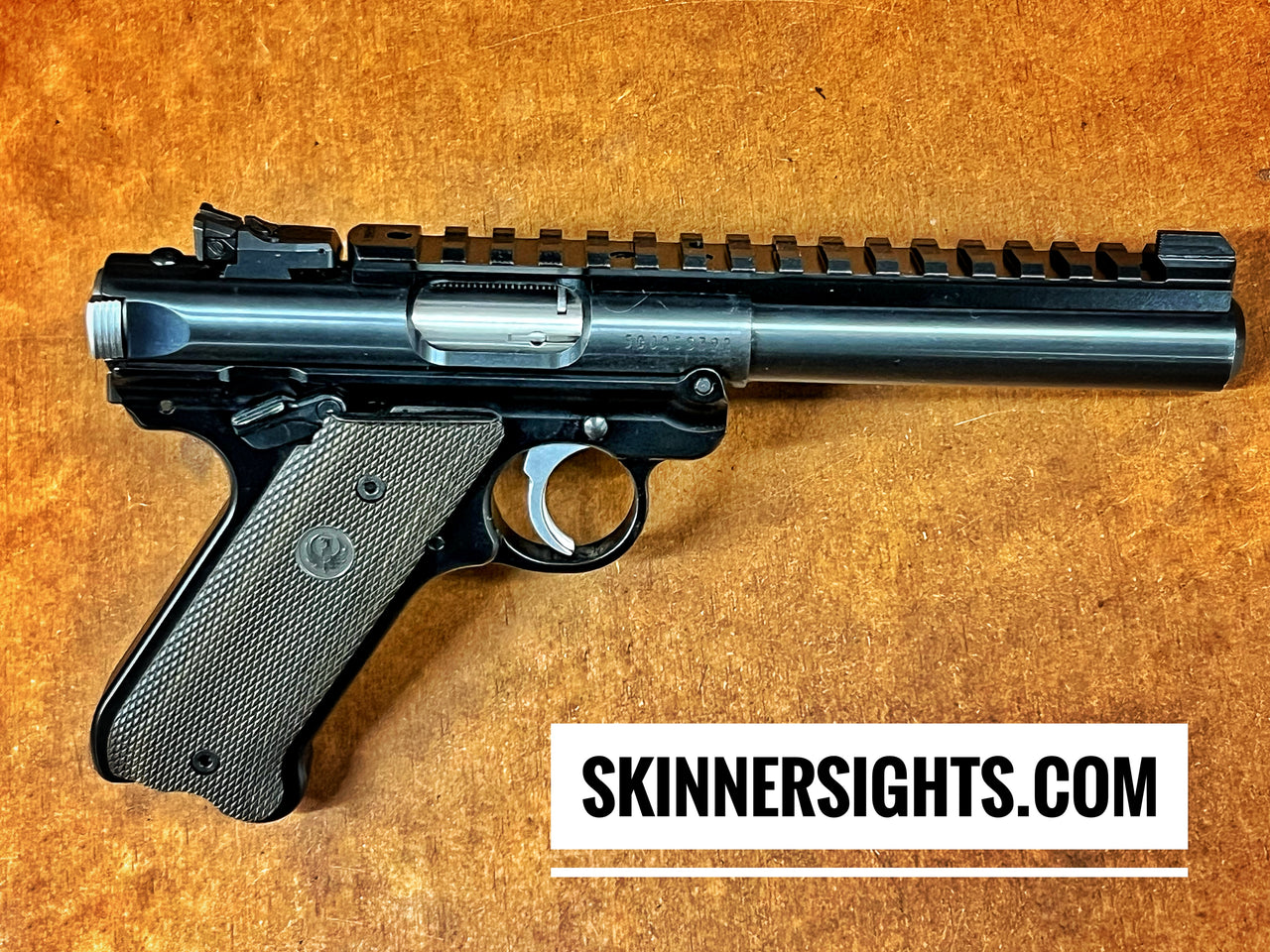 Ruger 22 Auto 5 1/2” Bull Barrel Optics Mount