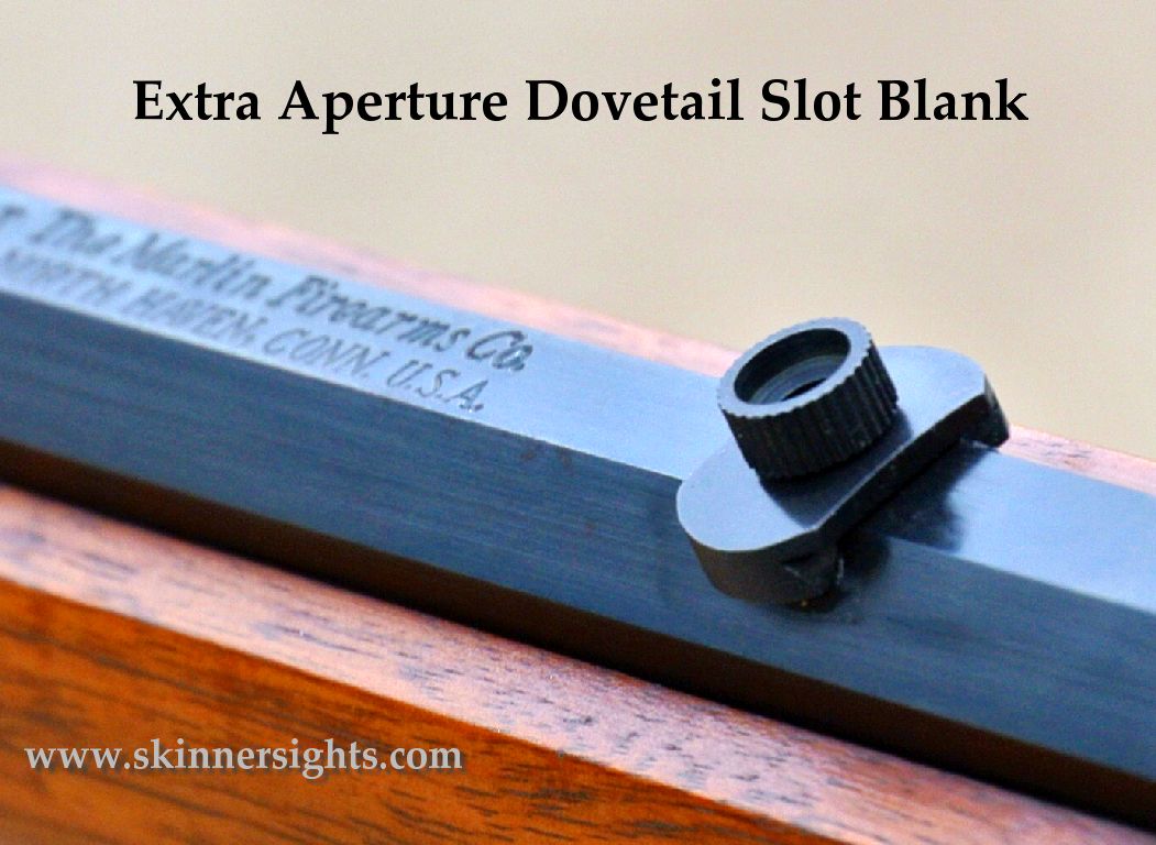 Dovetail Sight Blank w/ Aperture Storage